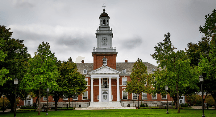 A college campus
